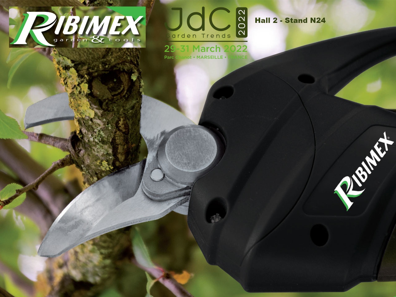 RIBIMEX Garden & Tools présente sa gamme de sécateurs et élagueuse