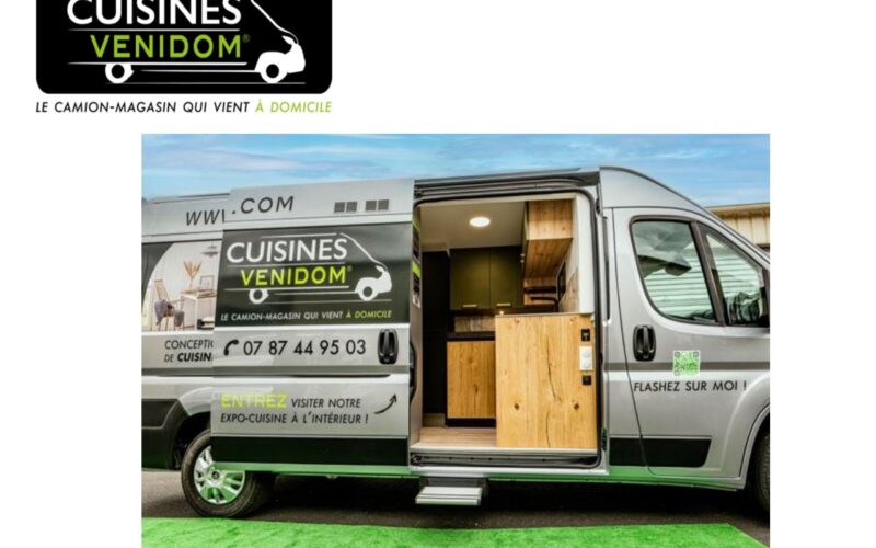 Cuisines Venidom réaménage ses camions magasins