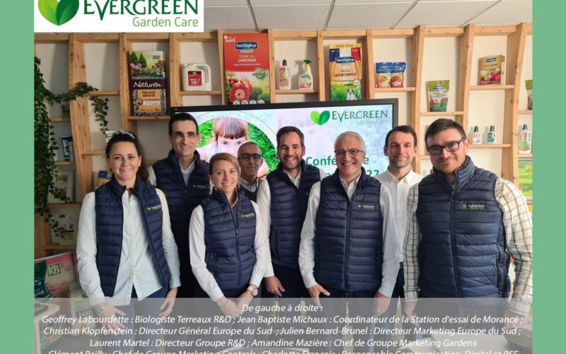 Pour apporter toujours plus de bien-être, Evergreen Garden Care axe sa stratégie autour de l’innovation et du développement durable