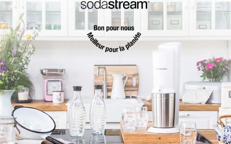 La SodaStream Crystal se pare de blanc