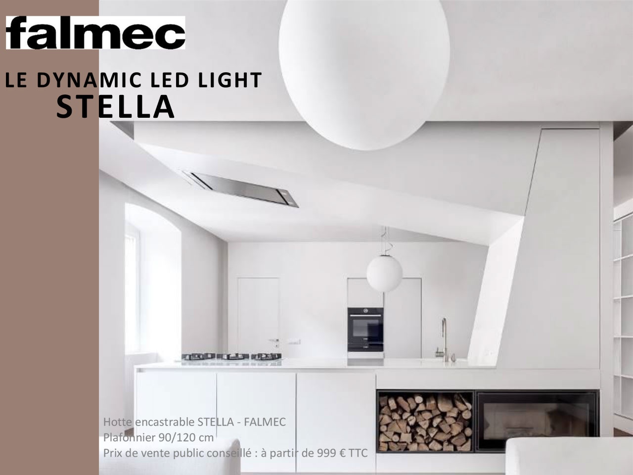Falmec introduit le Dynamic Led Light sur ses hottes encastrables