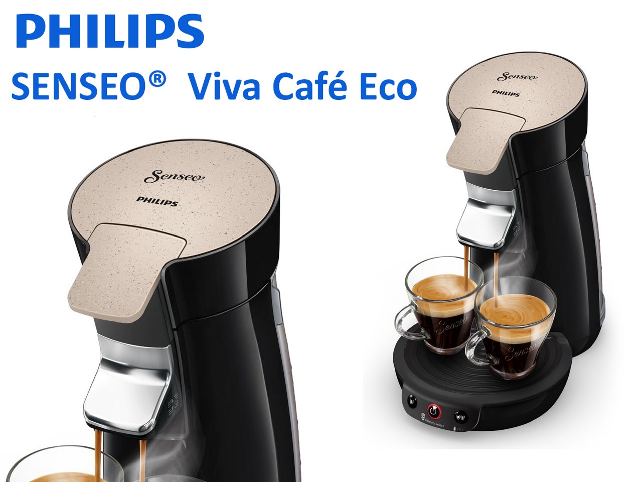 Select Eco, En résumé, une machine élégante, à plus faible impact  environnemental*, qui vous servira un café parfait à chaque dosette. Pour  en savoir plus cliquez, By Senseo