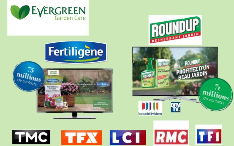 EVERGREEN GARDEN CARE : deux puissantes campagnes TV pour ses marques Fertiligène et Roundup®