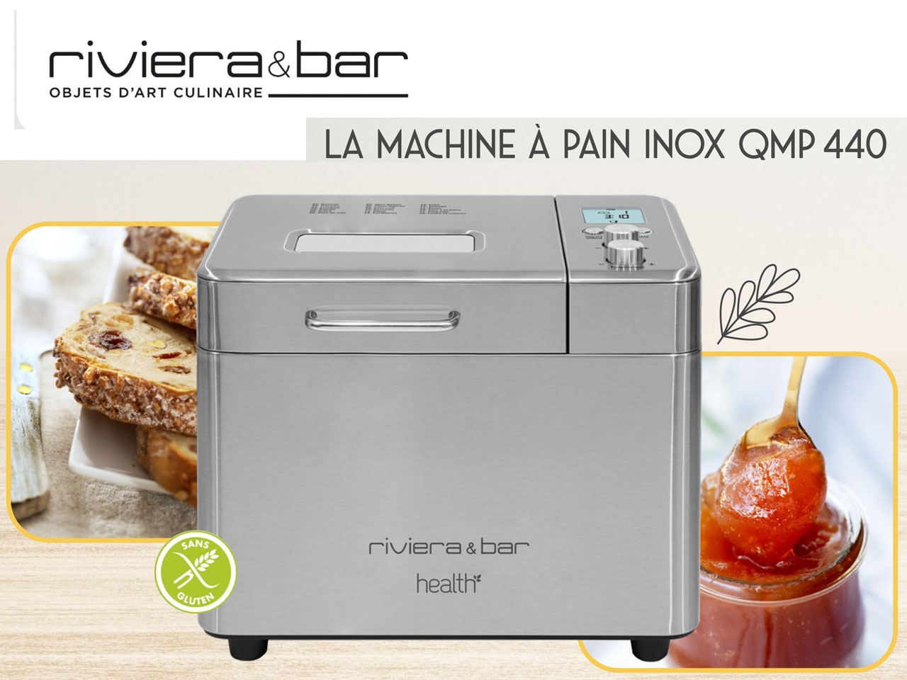 Machine à pain inox QMP440, Machines à pain, Univers Cuisson