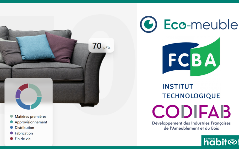 FCBA adapte son logiciel Eco-meuble à la future obligation d’affichage environnemental pour les meubles domestiques