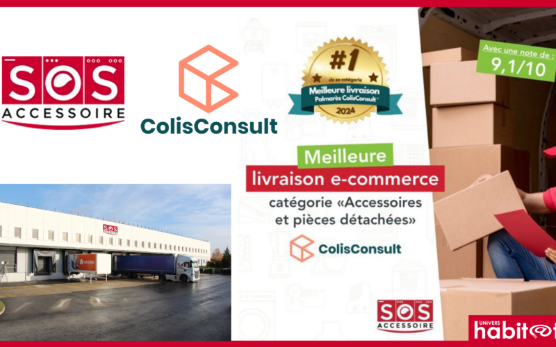 SOS Accessoire primé par ColisConsult pour son offre de livraison