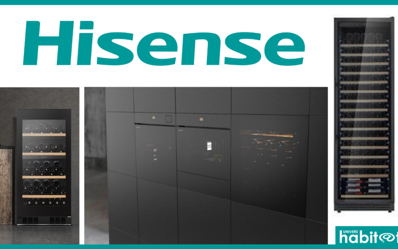 Hisense déploie une nouvelle gamme de caves à vin sur le marché français