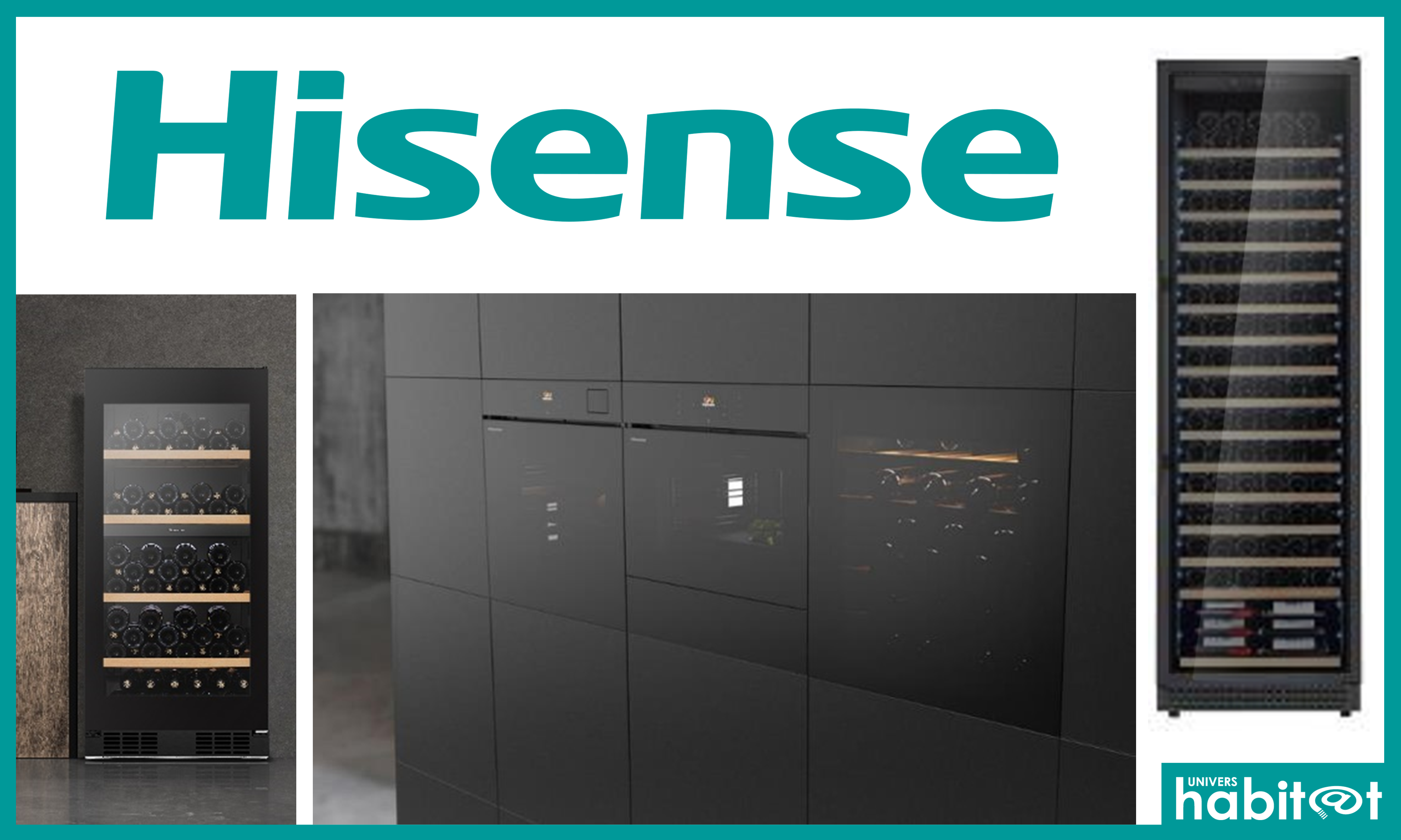 Hisense déploie une nouvelle gamme de caves à vin sur le marché français