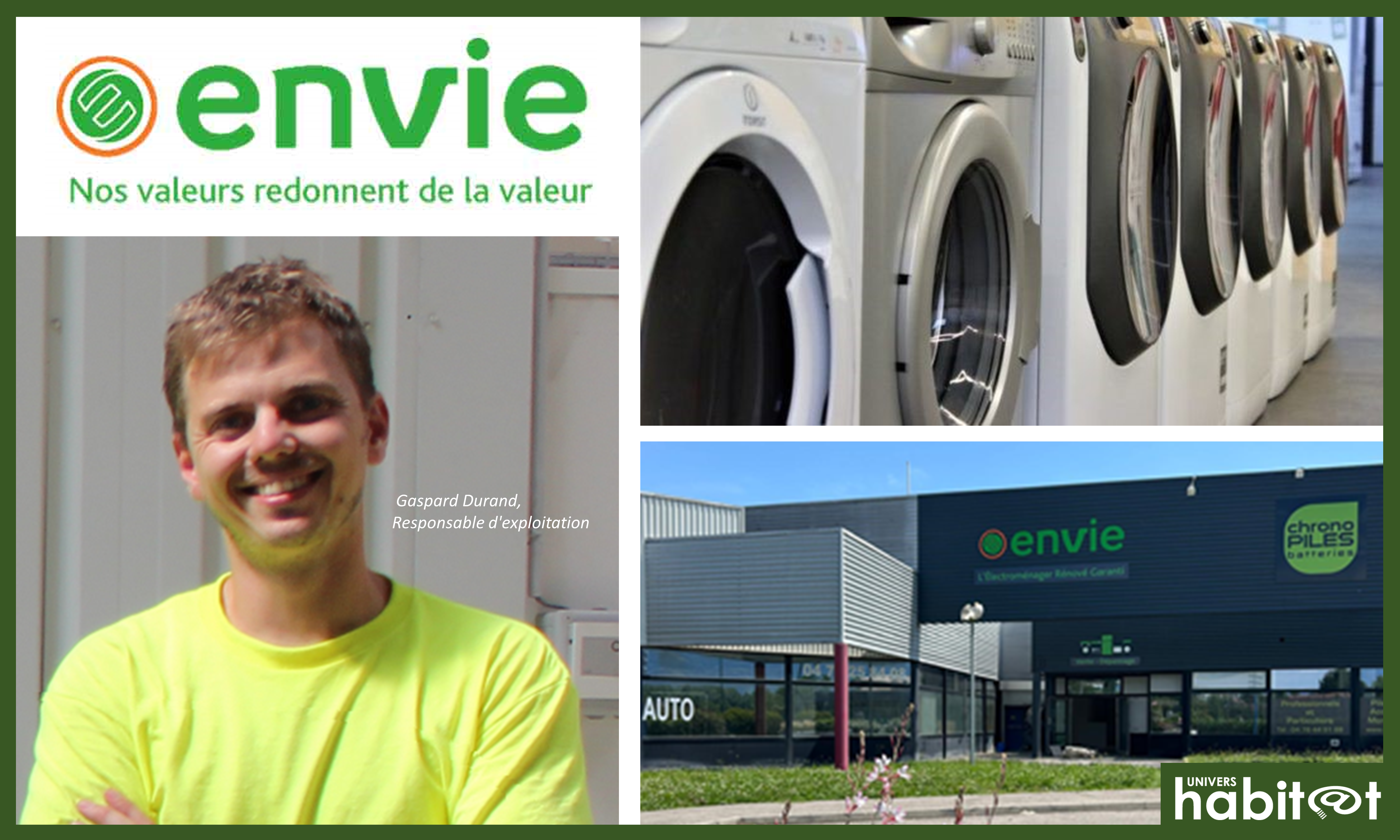 Le réseau Envie ouvre un nouveau point de vente à Saint-Martin-d’Hères et participe à la création de 50 emplois