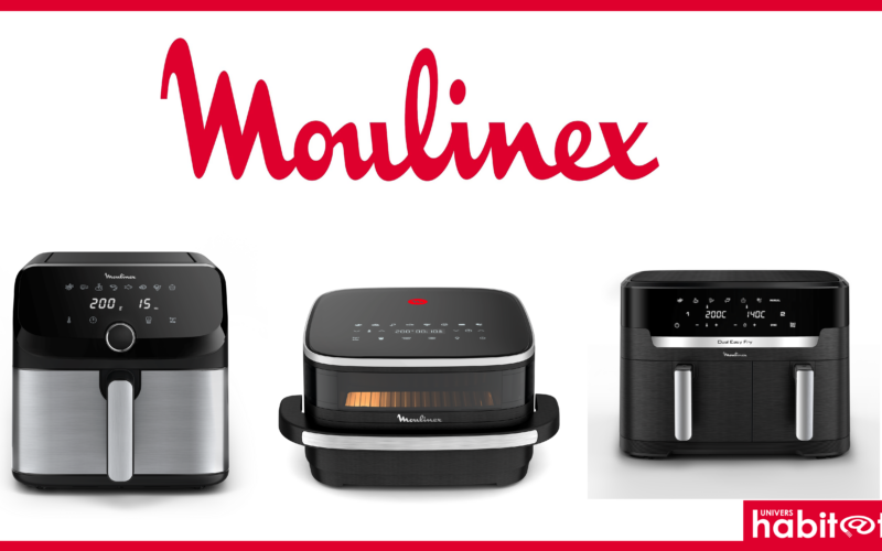 3 airfryers pour compléter la gamme Easy Fry de Moulinex