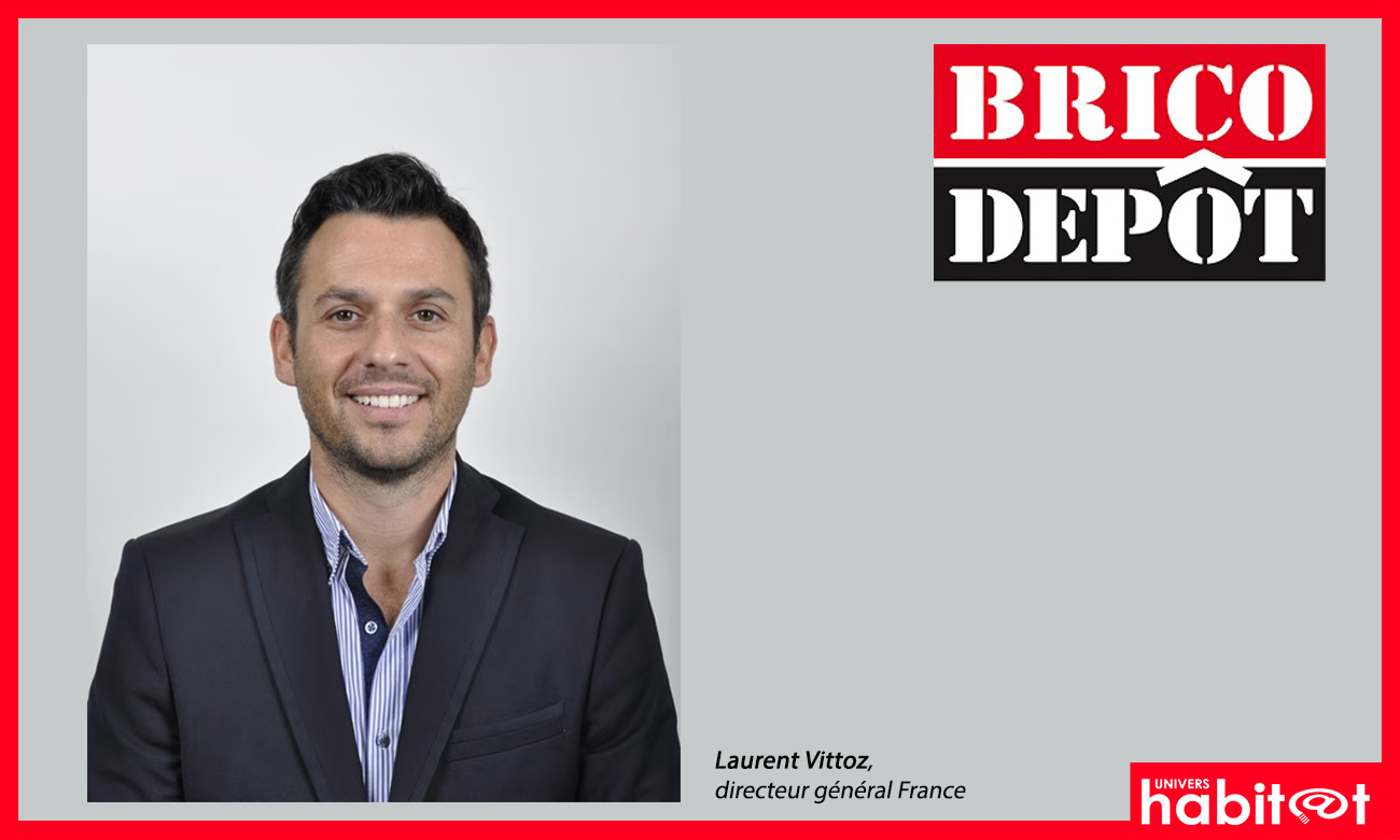 Laurent Vittoz est nommé directeur général France de Brico Dépôt