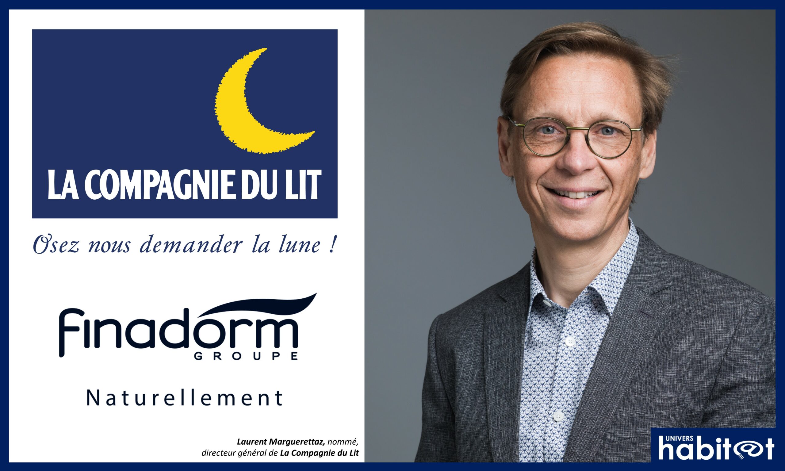 Laurent Marguerettaz nommé DG de La Compagnie du Lit par le groupe Finadorm