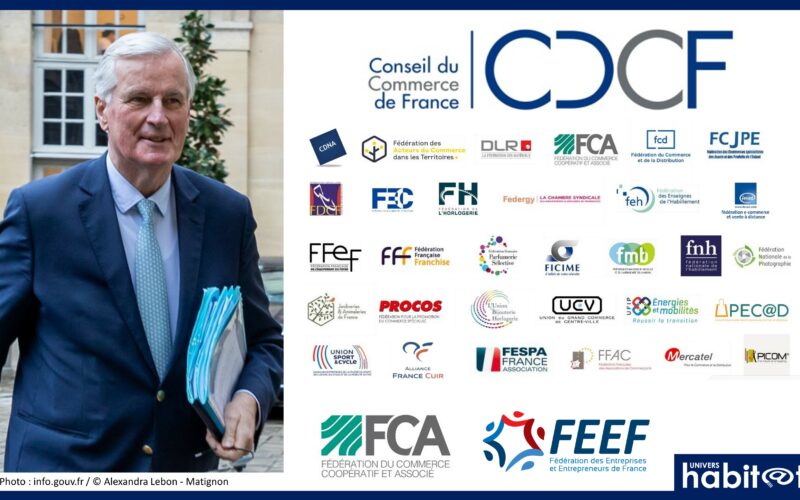 Michel Barnier, Premier Ministre : le Conseil du Commerce de France, la FCA et la FEEF saluent ce choix et partagent leurs attentes