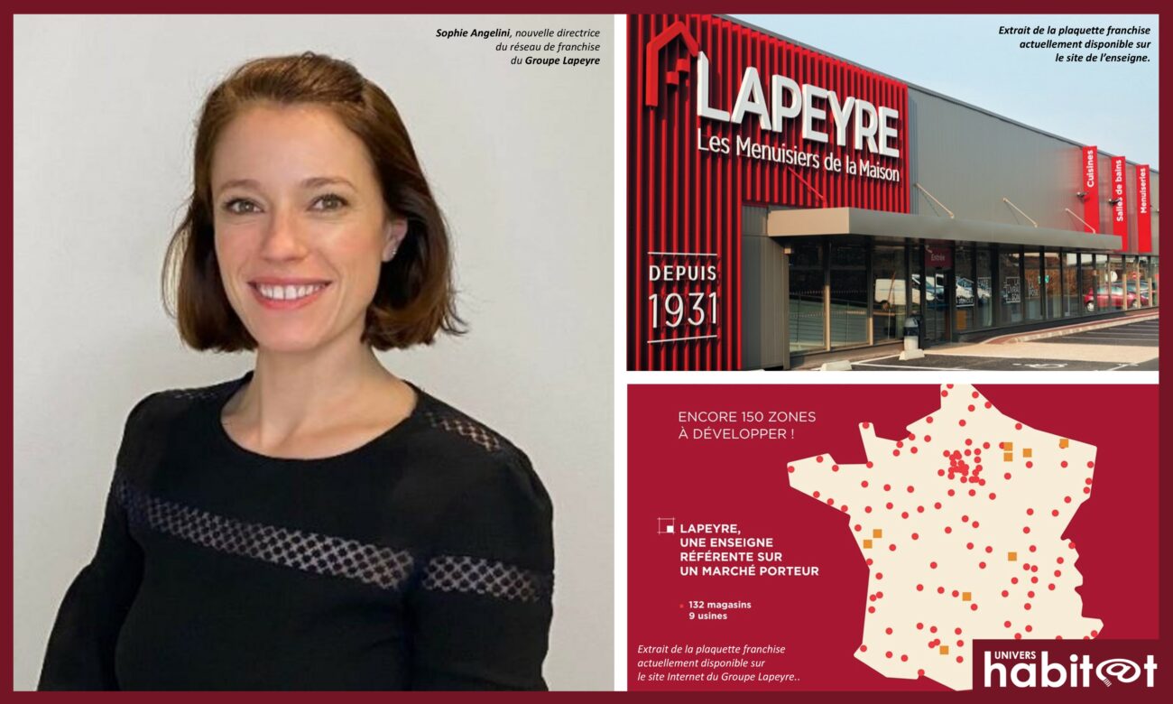 Sophie Angelini prend la direction du réseau de franchise du Groupe Lapeyre