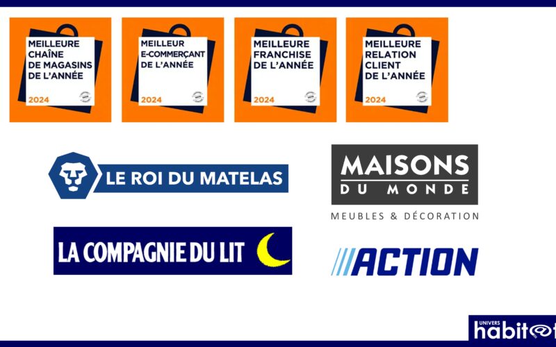 Mobilier-déco : Le Roi du Matelas, La Compagnie du Lit, Maisons du Monde et Action primées par les Trophées Meilleure Chaîne de Magasins 2025