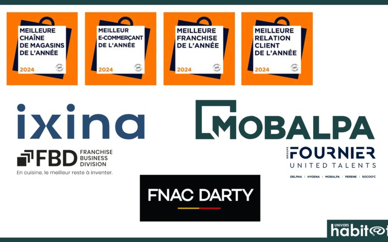 Cuisine et électroménager : Ixina, Mobalpa et Fnac-Darty primées par les Trophées Meilleure Chaîne de Magasins de l’Année 2025