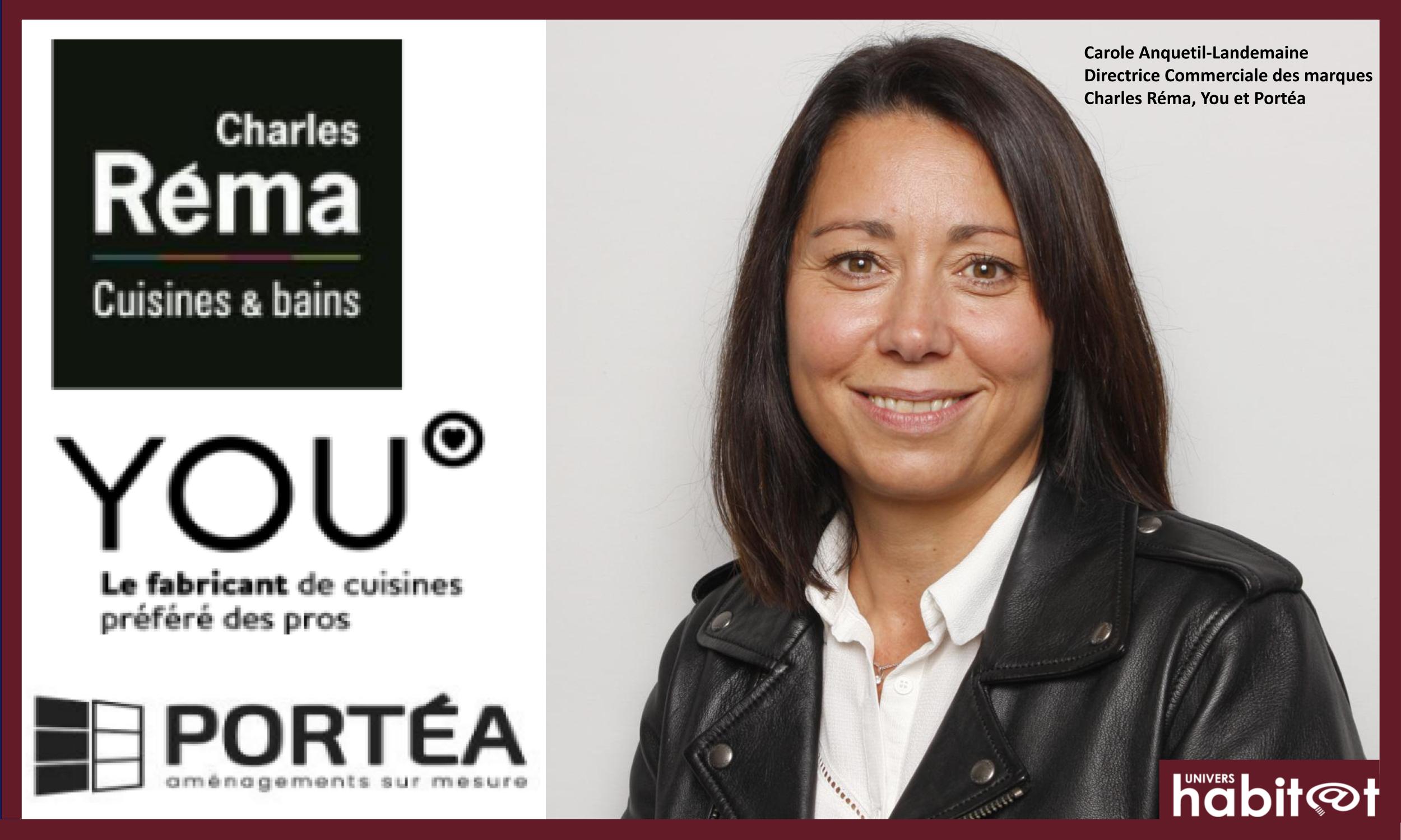 Carole Anquetil-Landemaine, nouvelle directrice commerciale du groupe Charles Réma-You-Portéa