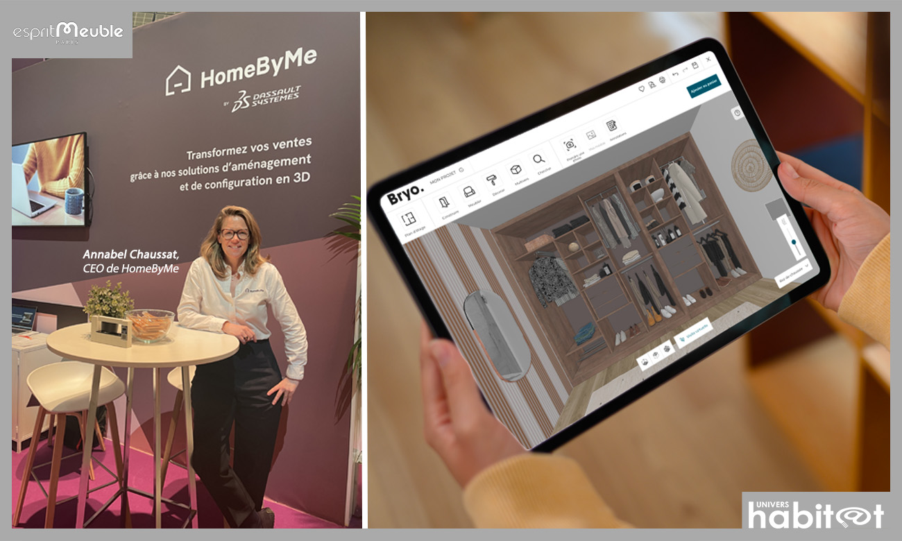 HomeByMe présente une innovation au service de l’expérience client et des professionnels de l’habitat [EspritMeuble 2024]