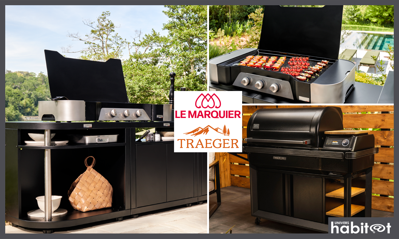 Le Marquier et Traeger innovent dans les planchas, les barbecues et les cuisines extérieures