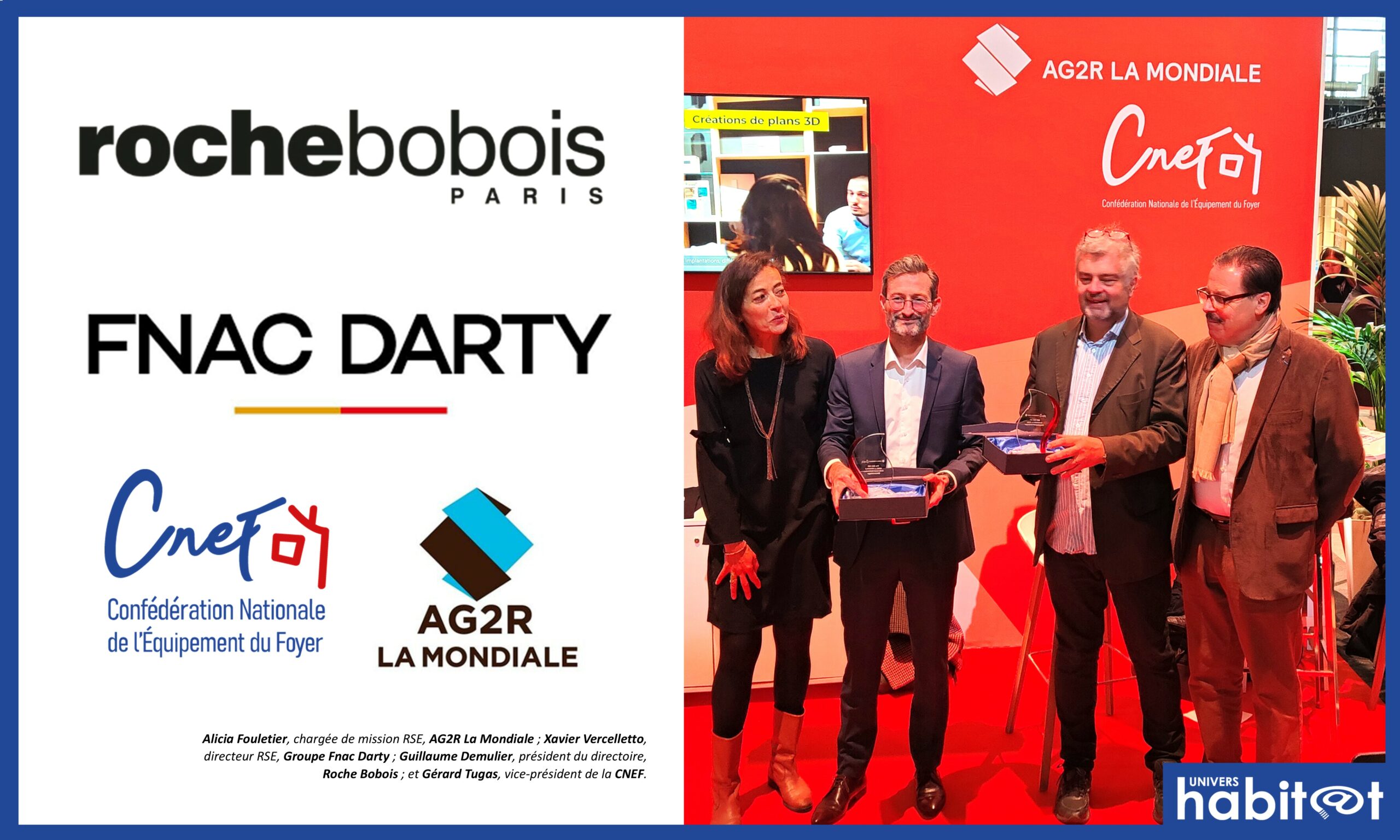 Roche Bobois et Fnac Darty distingués par les 1ers Prix RSE CNEF x AG2R La Mondiale